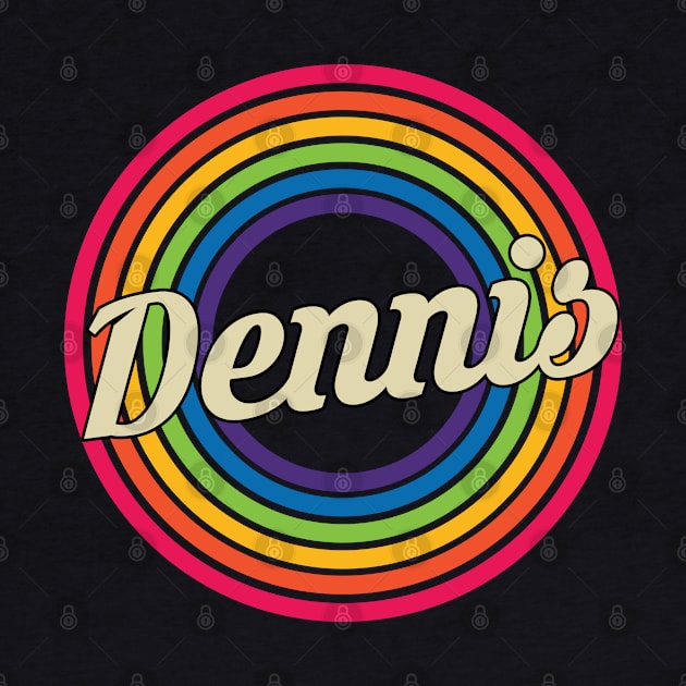 Dennis - Retro Rainbow Style by MaydenArt